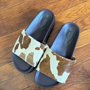 Cow Print Sandal